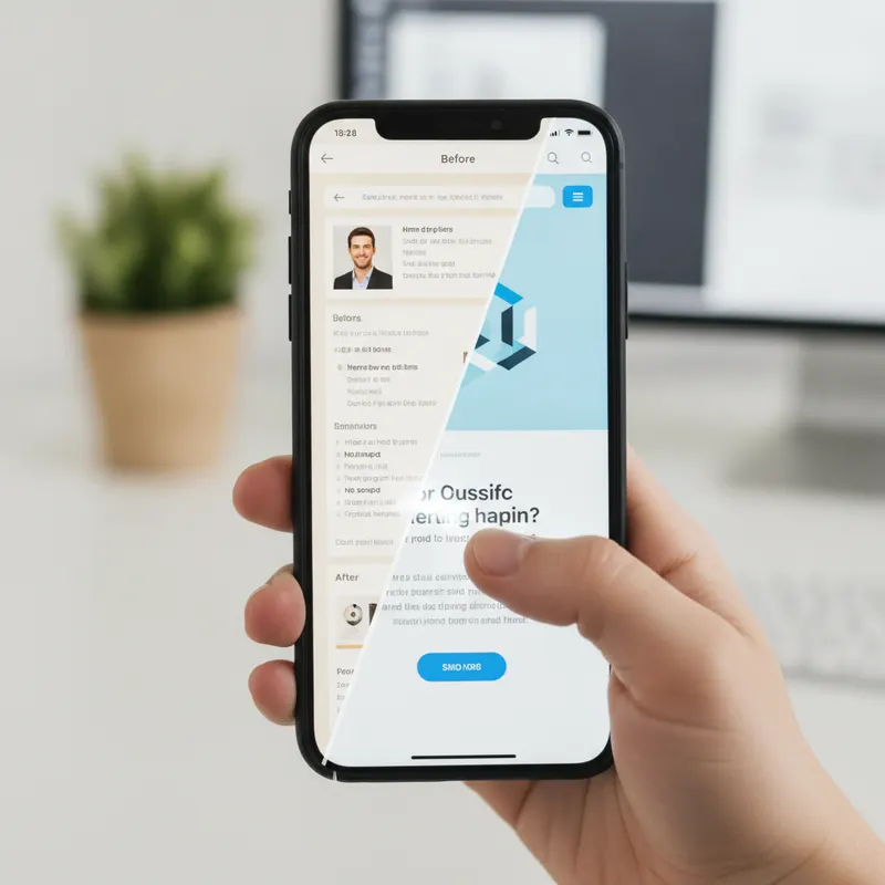 refonte de site web à Grandson — avant après